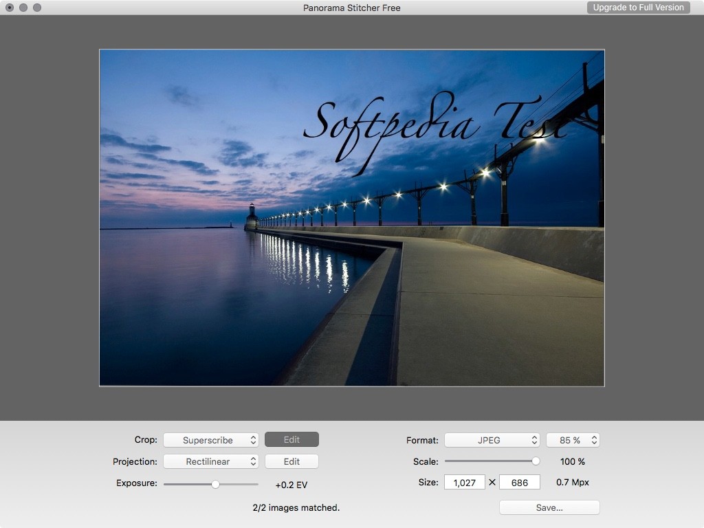 digital photo panorama stitcher free