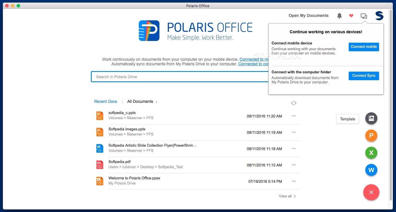 polaris office sync download