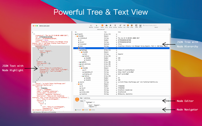 Download Power JSON Editor Mac 2.6.1 Free