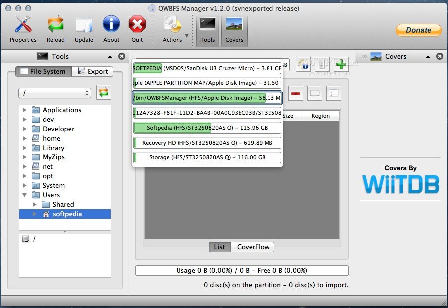 wbfs wii manager