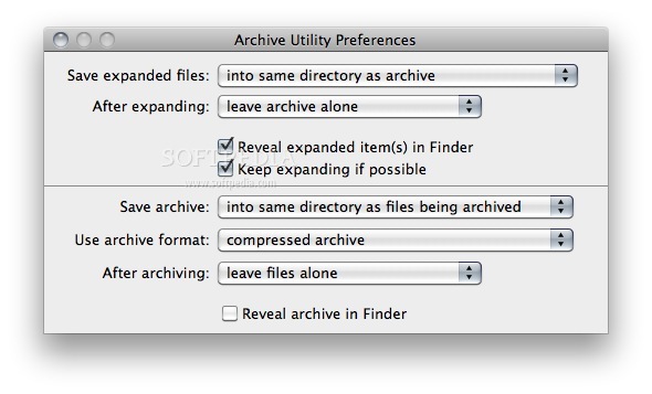 archive utility