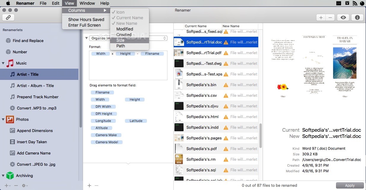 download the new version for mac Gillmeister Rename Expert 5.31