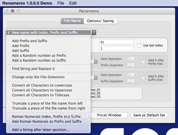 Download Renamerox For Mac 1.0.5.7