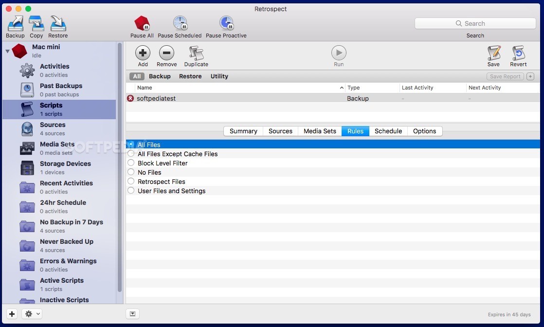 Download Retrospect (Mac) – Download & Review Free