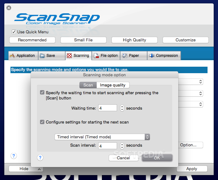 scansnap cardminder update will not install