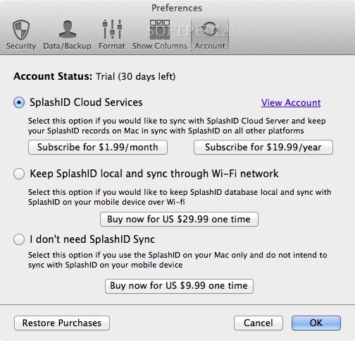 splashid safe mac download