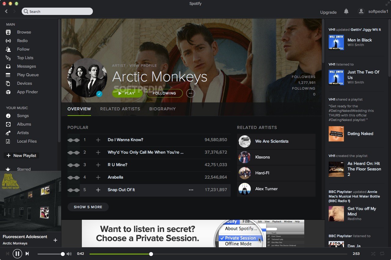 Spotify 1.2.14.1141 download the new
