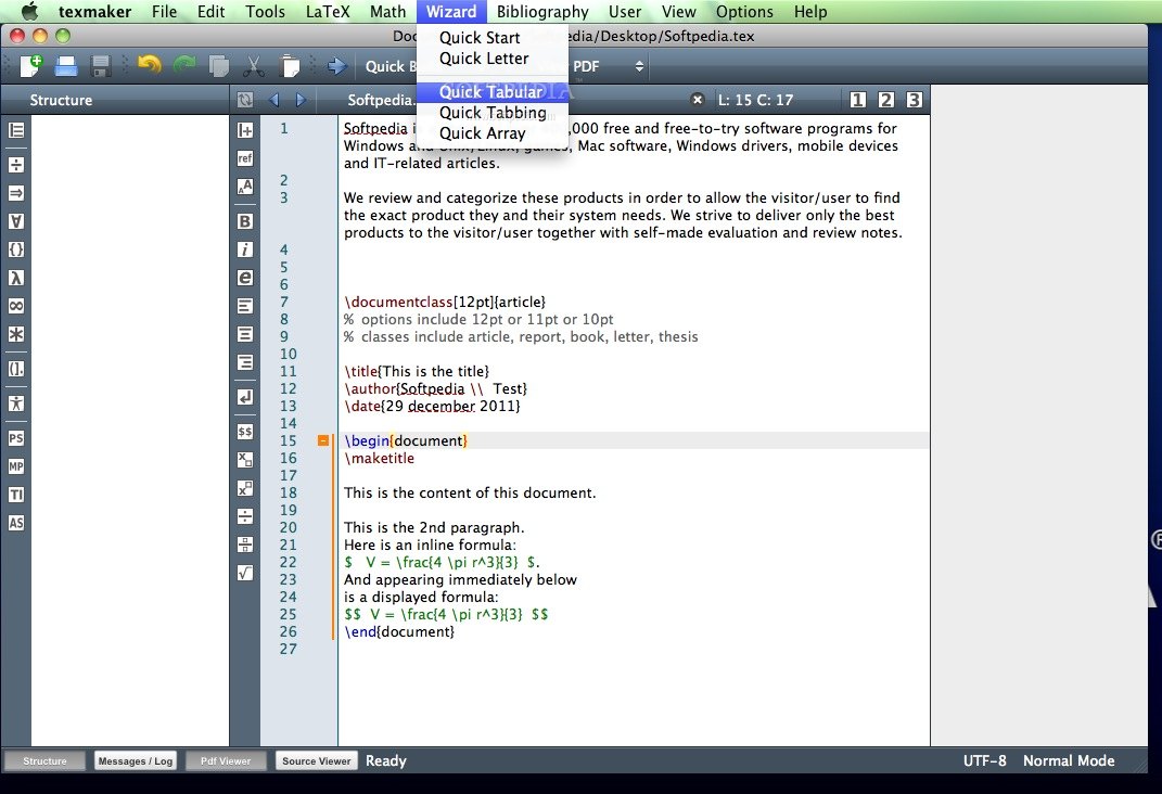 download latex for mac and texmaker