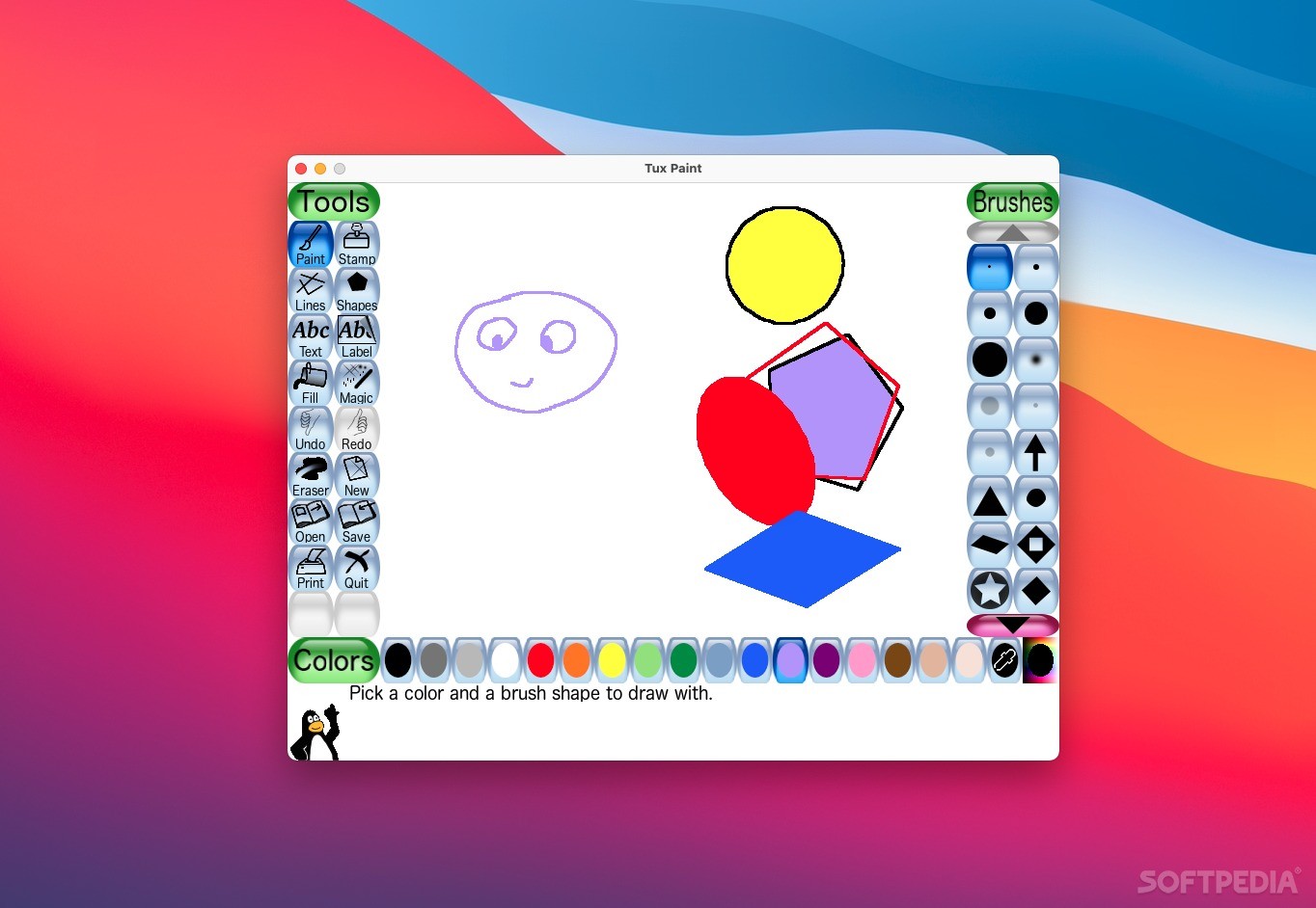 coloring app similar to paint in mac