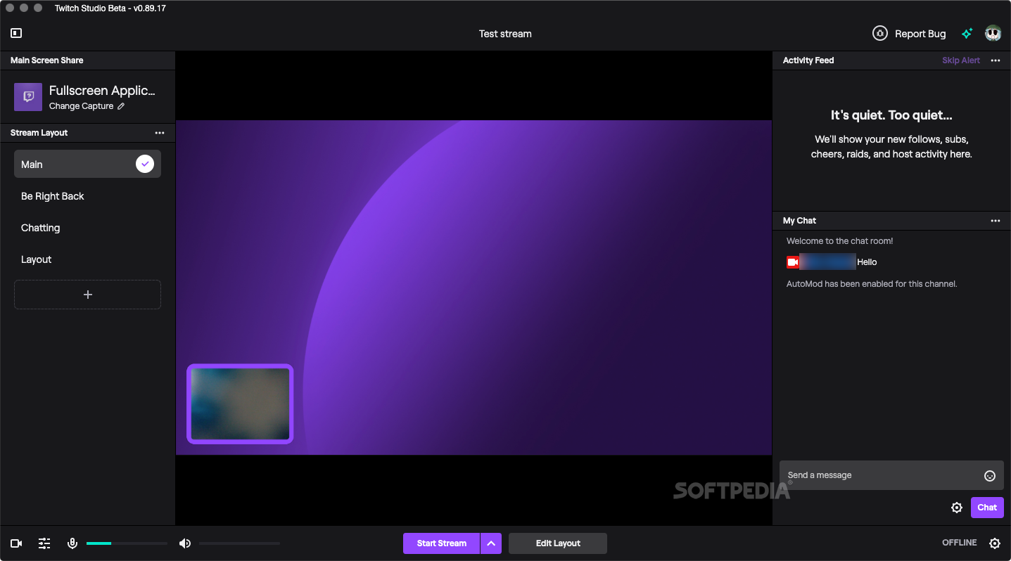 download the new version for windows Twitch Studio