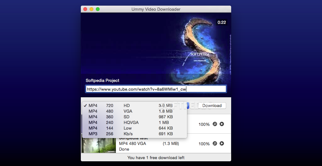 ummy video downloader for mac 10.7.5