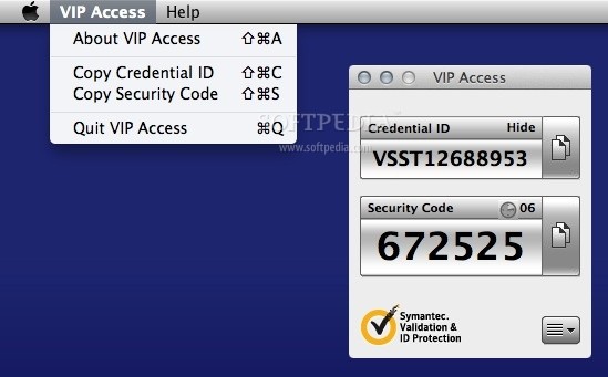 vip access for iphone reset