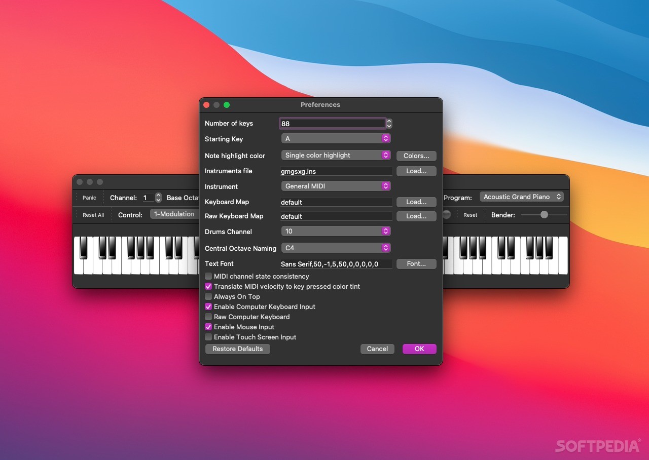 VIRTUAL MIDI PIANO KEYBOARD for Windows - Download it from