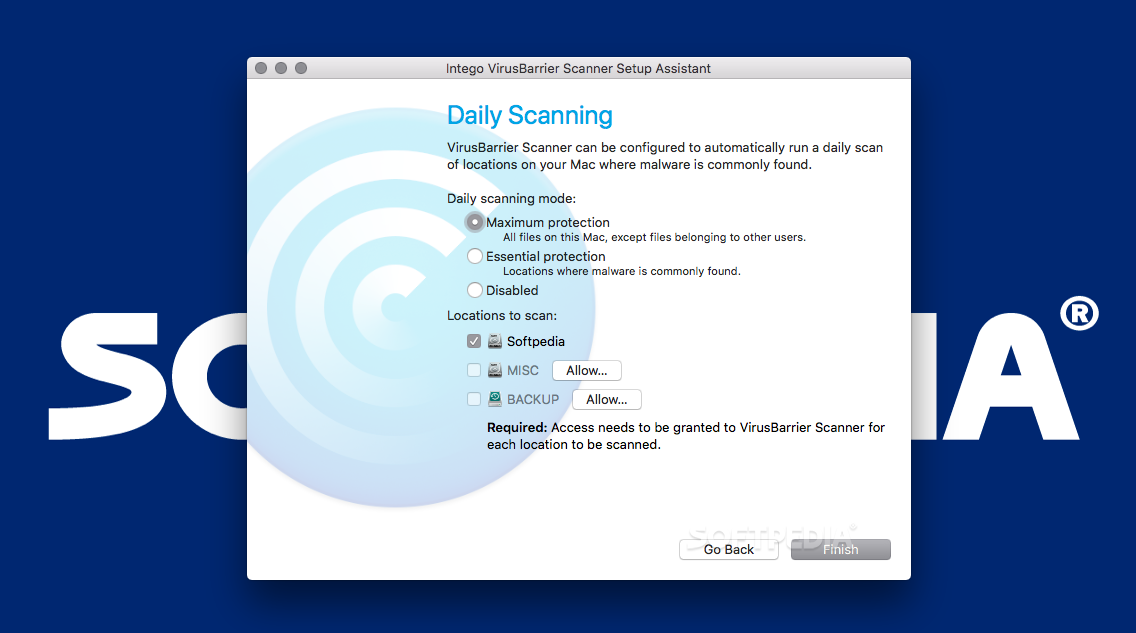 virusbarrier scanner for mac
