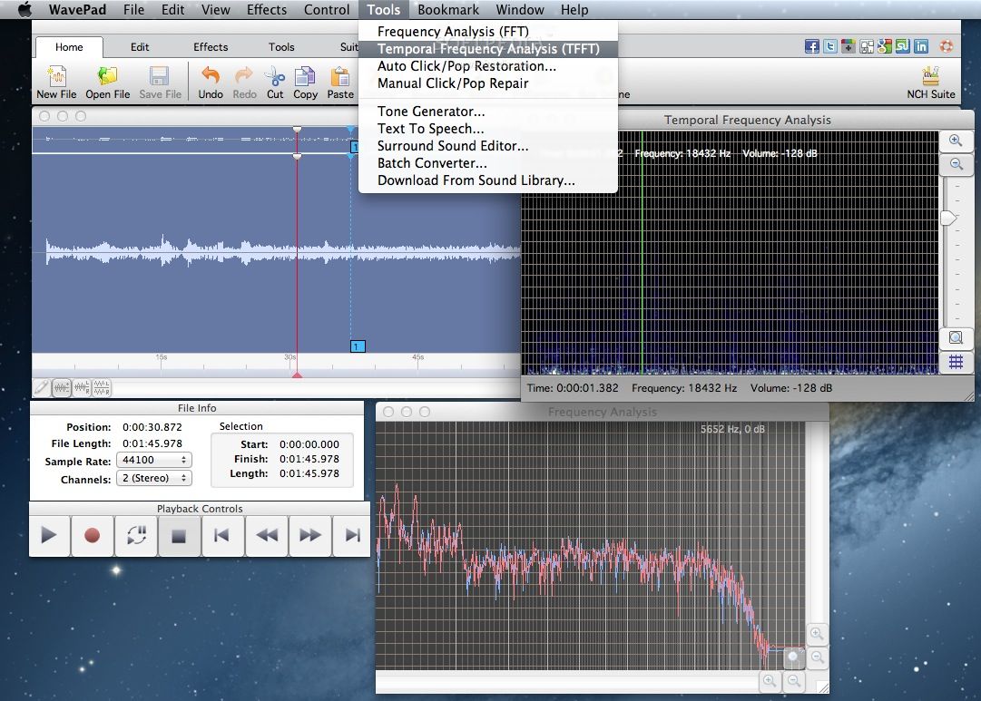 NCH WavePad Audio Editor 17.48 for apple download free