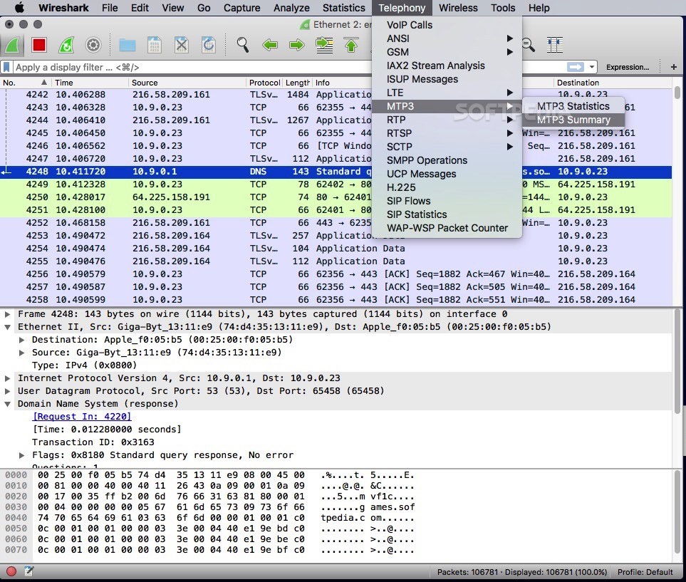 how to use filter wireshark mac