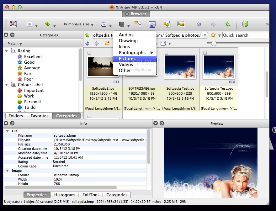 XnViewMP 1.5.3 instal the last version for apple