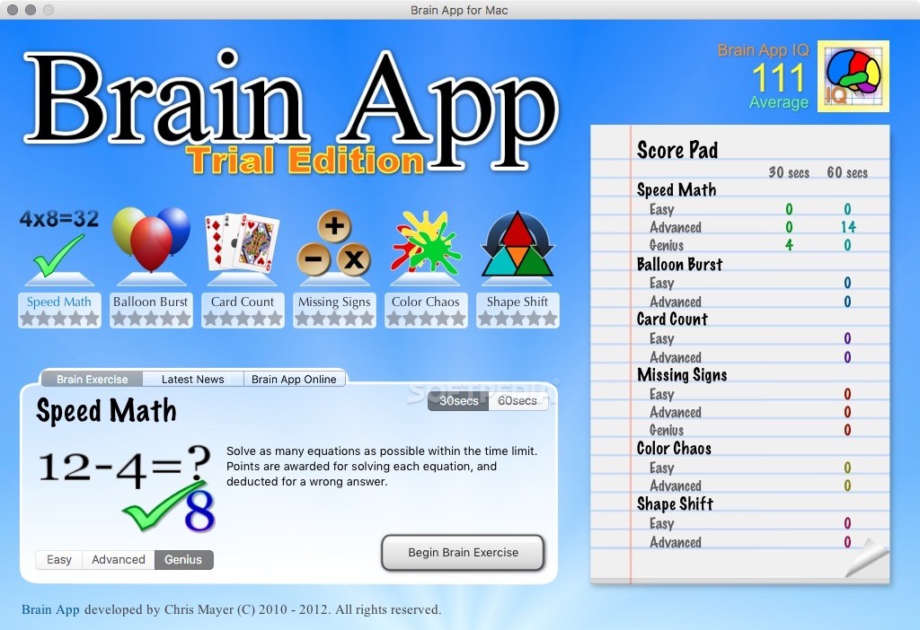 Download Brain App Mac 2.6.3 - Download Free