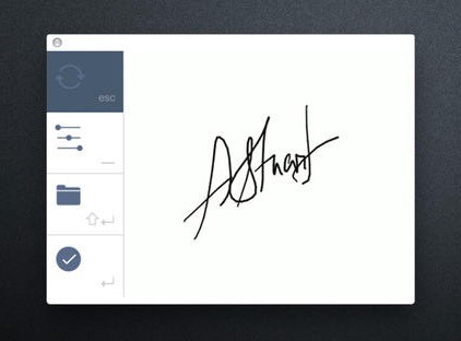 how to do an electronic signature on mac