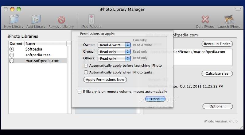 Iphoto library manager manual