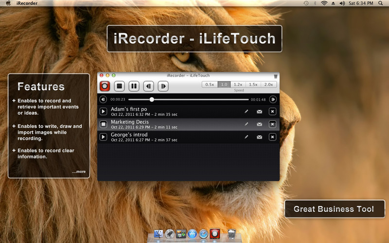 irecorder file sharing itunes