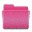 Luminous Pink Folder Icons