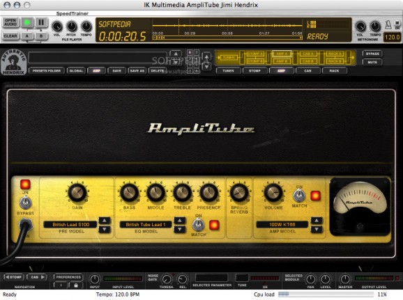 AmpliTube Jimi Hendrix screenshot
