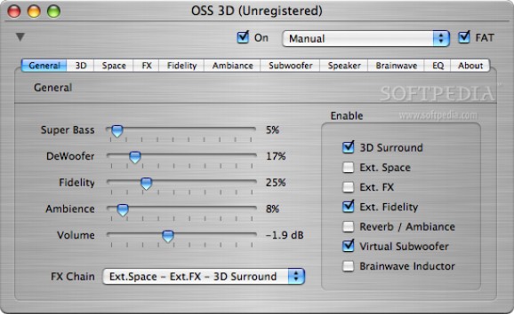 OSS 3D screenshot
