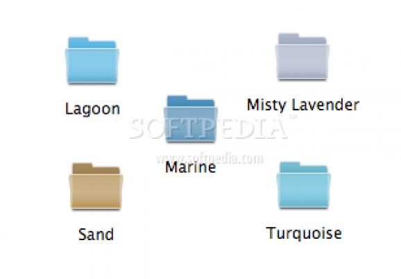 Luminous Blue Folder Icons screenshot