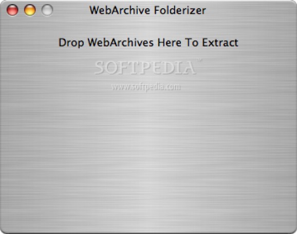 WebArchive Folderizer screenshot