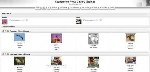 Coppermine screenshot