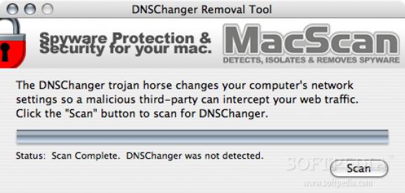 DNSChanger Removal Tool screenshot
