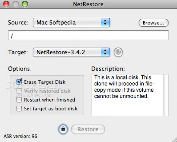 NetRestore screenshot
