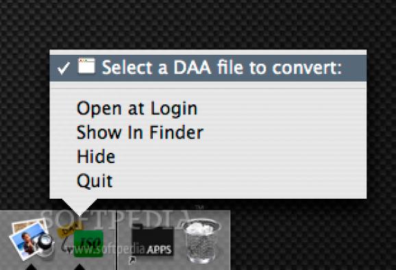 DAA Converter screenshot
