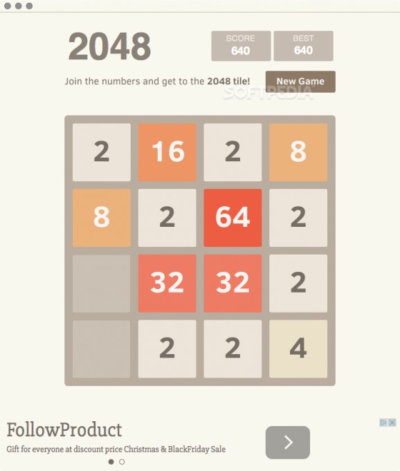 2048 Game screenshot