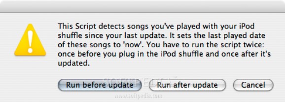 Update iPod Shuffle LastPlayed screenshot