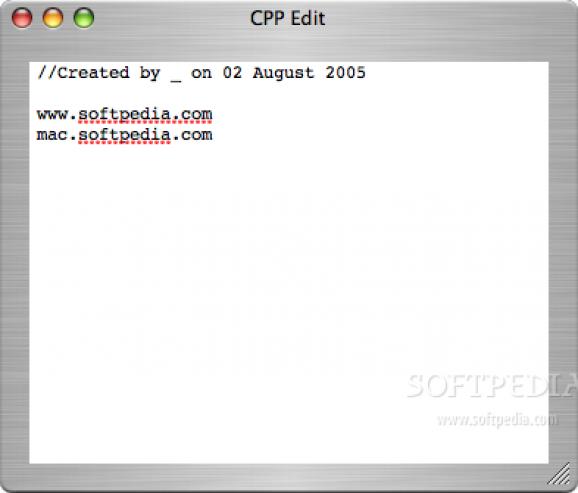CPP Edit screenshot