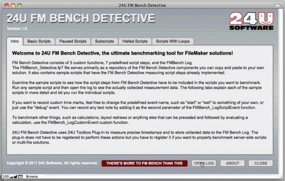 24U FM Bench Detective screenshot