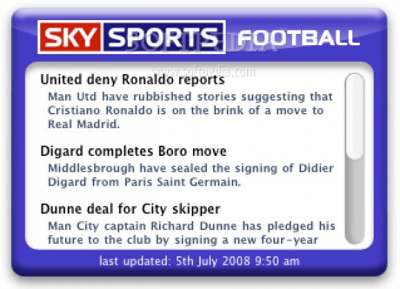 Sky Sports Football News screenshot
