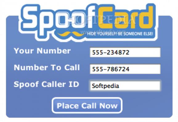 SpoofCard screenshot