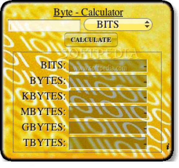 ByteCalc Widget screenshot