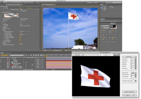 3D Flag screenshot