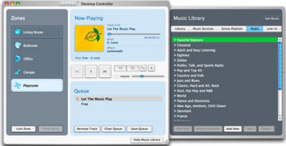 Sonos Desktop Controller screenshot