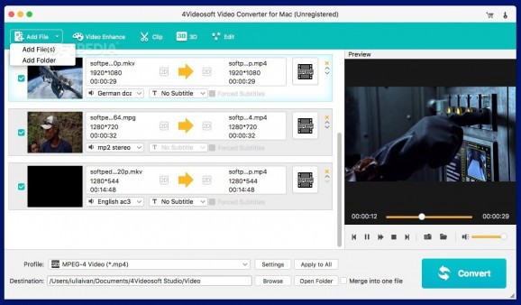 4Videosoft Video Converter screenshot