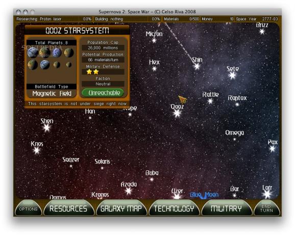 Supernova 2: Spacewar screenshot