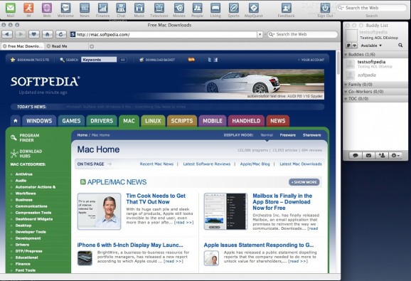 AOL Desktop screenshot