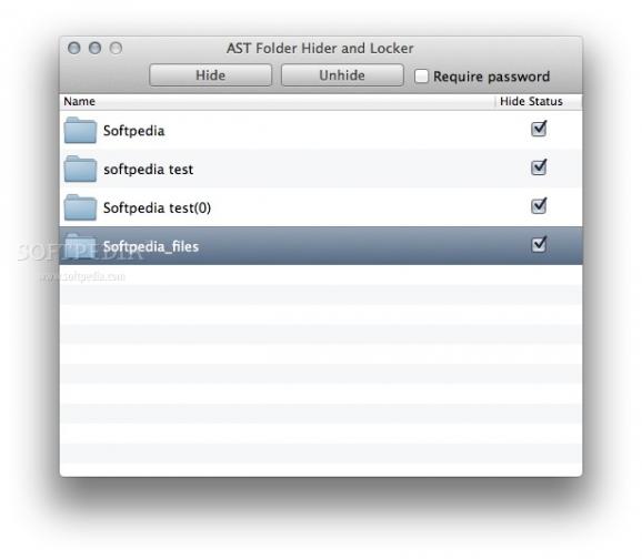 AST Folder Hider and Locker screenshot