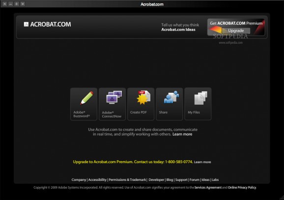 Acrobat.com for My Desktop screenshot