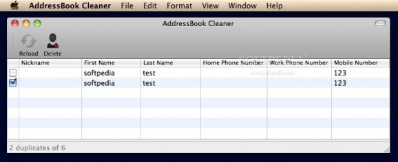 AddressBook Cleaner screenshot