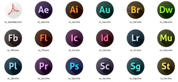 Adobe CC Icons screenshot
